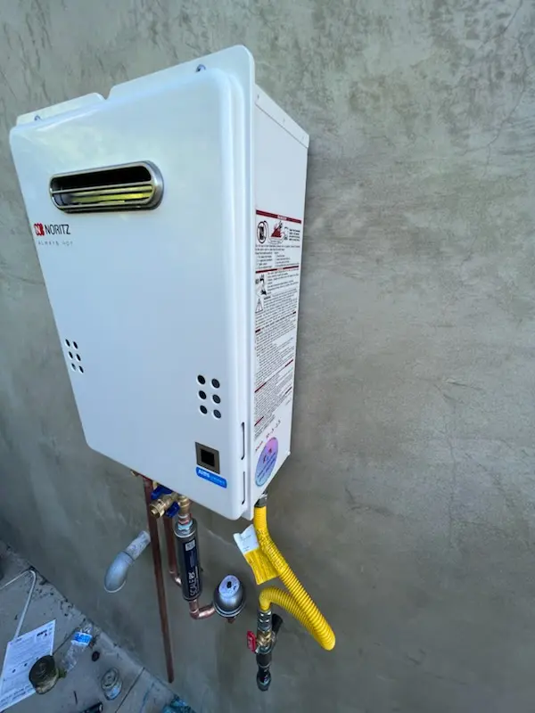 Tankless water heater installation for Paris Point homes